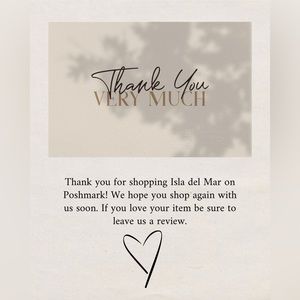 thank you for shopping small 🫶🏼